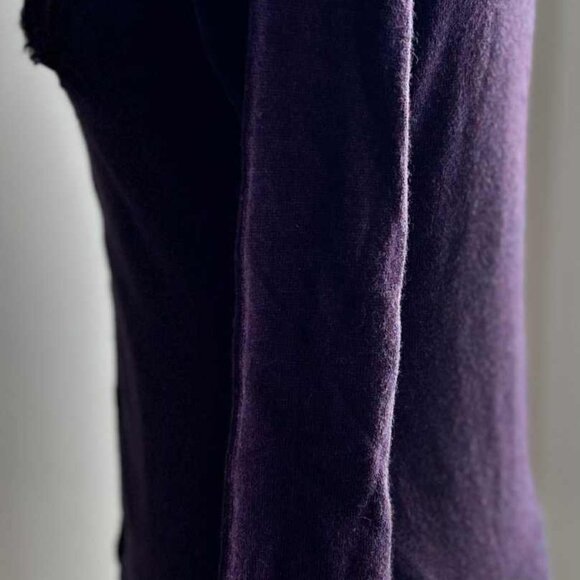Banana Republic Rosettes & Sequins Embellished Deep Grape Merino Cardigan – US S - Picture 6 of 11